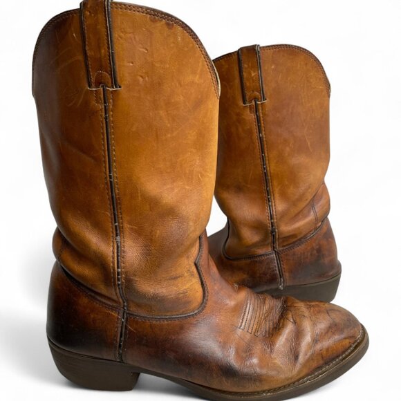 Durango Leather Rambler Western Biker Cowboy Work Boots Men's 12 D - Picture 1 of 10